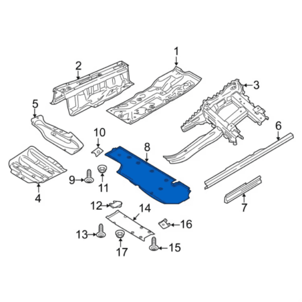 Floor Pan Splash Shield - Image 4