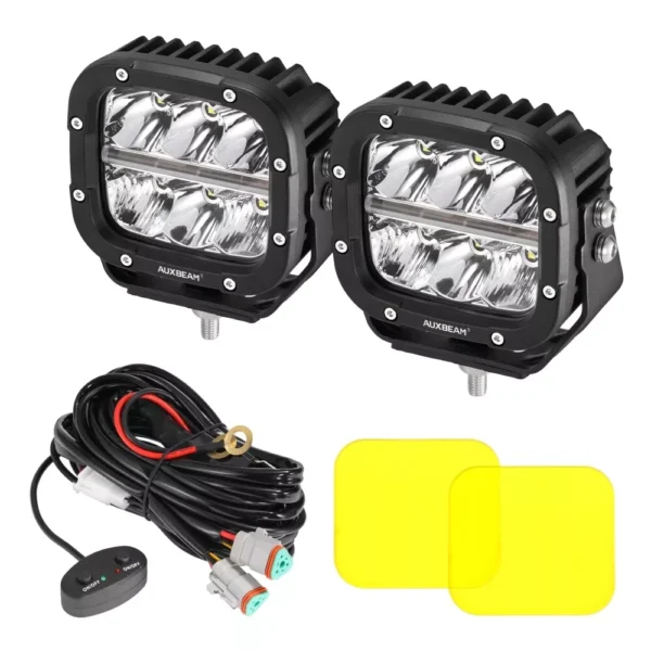 LED Combo Spot Flood Work Lights - Image 3